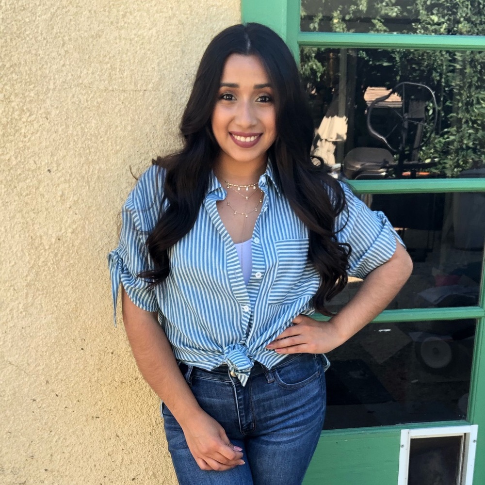 SALE‼️NEW WASHLIKE STRIPE DENIM SHIRT‼️